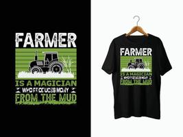 boer t-shirt ontwerp. vector