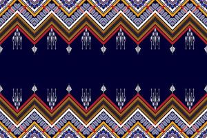 geometrisch abstract ikat etnisch naadloos patroonontwerp. Azteekse stof tapijt mandala ornamenten textiel decoraties behang. tribal boho inheemse etnische turkije traditionele borduurwerk vector background