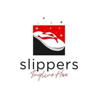 flip flop verkoop industrie illustratie logo ontwerp vector