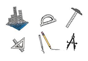 Gratis Architectuur Tools Vector Series