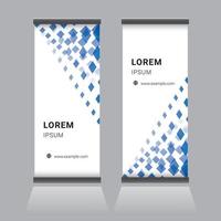 oprollen banner ontwerp vector