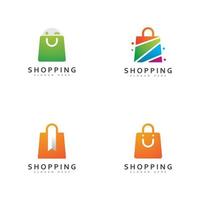 online winkel logo vector, winkel logo ontwerpsjabloon, illustratie, s implementeren modern en iconisch logo vector