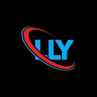 lly-logo. lly brief. lly brief logo ontwerp. initialen lly logo gekoppeld aan cirkel en hoofdletter monogram logo. lly typografie voor technologie, business en onroerend goed merk. vector