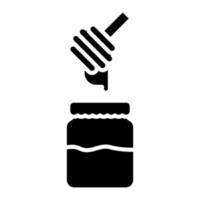 honingpot glyph-pictogram vector