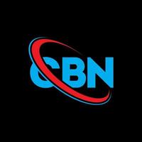 cbn-logo. cbn brief. cbn brief logo ontwerp. initialen cbn-logo gekoppeld aan cirkel en monogram-logo in hoofdletters. cbn typografie voor technologie, zaken en onroerend goed merk. vector