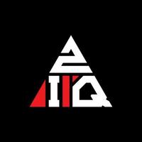 ziq driehoek brief logo ontwerp met driehoekige vorm. ziq driehoek logo ontwerp monogram. ziq driehoek vector logo sjabloon met rode kleur. ziq driehoekig logo eenvoudig, elegant en luxueus logo.