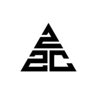 zzc driehoek brief logo ontwerp met driehoekige vorm. zzc driehoek logo ontwerp monogram. zzc driehoek vector logo sjabloon met rode kleur. zzc driehoekig logo eenvoudig, elegant en luxueus logo.