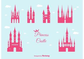 Prinses Kasteel Vector Set