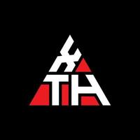xe driehoek letter logo ontwerp met driehoekige vorm. xe driehoek logo ontwerp monogram. xe driehoek vector logo sjabloon met rode kleur. xe driehoekig logo eenvoudig, elegant en luxueus logo.