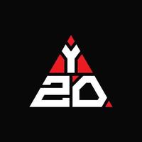 yzo driehoek brief logo ontwerp met driehoekige vorm. yzo driehoek logo ontwerp monogram. yzo driehoek vector logo sjabloon met rode kleur. yzo driehoekig logo eenvoudig, elegant en luxueus logo.