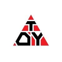 speelgoed driehoek brief logo ontwerp met driehoekige vorm. speelgoed driehoek logo ontwerp monogram. speelgoed driehoek vector logo sjabloon met rode kleur. speelgoed driehoekig logo eenvoudig, elegant en luxueus logo.