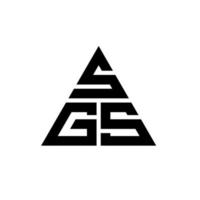 sgs driehoek brief logo ontwerp met driehoekige vorm. sgs driehoek logo ontwerp monogram. sgs driehoek vector logo sjabloon met rode kleur. sgs driehoekig logo eenvoudig, elegant en luxueus logo.