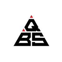 qbs driehoek brief logo ontwerp met driehoekige vorm. qbs driehoek logo ontwerp monogram. Qbs driehoek vector logo sjabloon met rode kleur. qbs driehoekig logo eenvoudig, elegant en luxueus logo.