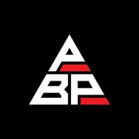 pbp driehoek brief logo ontwerp met driehoekige vorm. pbp driehoek logo ontwerp monogram. pbp driehoek vector logo sjabloon met rode kleur. pbp driehoekig logo eenvoudig, elegant en luxueus logo.