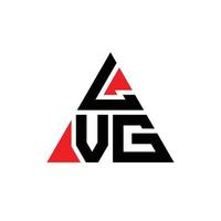 lvg driehoek brief logo ontwerp met driehoekige vorm. lvg driehoek logo ontwerp monogram. lvg driehoek vector logo sjabloon met rode kleur. lvg driehoekig logo eenvoudig, elegant en luxueus logo.