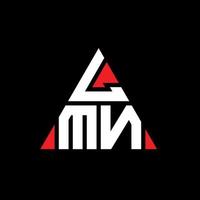 lmn driehoek brief logo ontwerp met driehoekige vorm. lmn driehoek logo ontwerp monogram. lmn driehoek vector logo sjabloon met rode kleur. lmn driehoekig logo eenvoudig, elegant en luxueus logo.