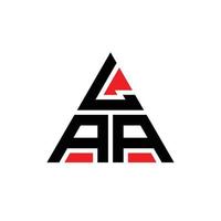 laa driehoek brief logo ontwerp met driehoekige vorm. laa driehoek logo ontwerp monogram. laa driehoek vector logo sjabloon met rode kleur. laa driehoekig logo eenvoudig, elegant en luxueus logo.
