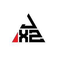 jxz driehoek brief logo ontwerp met driehoekige vorm. jxz driehoek logo ontwerp monogram. jxz driehoek vector logo sjabloon met rode kleur. jxz driehoekig logo eenvoudig, elegant en luxueus logo.
