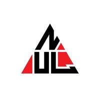 nul driehoek brief logo ontwerp met driehoekige vorm. nul driehoek logo ontwerp monogram. nul driehoek vector logo sjabloon met rode kleur. nul driehoekig logo eenvoudig, elegant en luxueus logo.