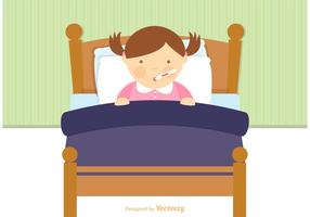 Gratis Ziek Kind In Bed Vector