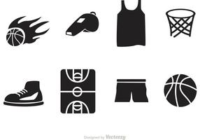 Basketbal Vector Pictogrammen