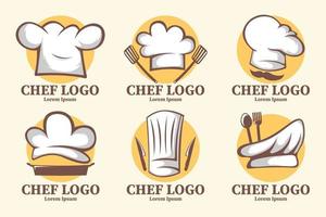 chef-kok logo set vector