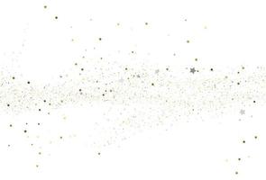 licht goud en licht zilver glitter confetti achtergrond. vector