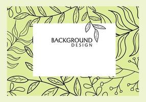 abstracte achtergrond banner vector design met hand getrokken bloemmotief. ontwerp voor website, poster, omslag