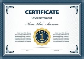 certificaat vintage vector