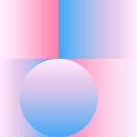 vector geometrische gladde blauwe roze gradiëntachtergrond