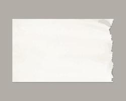 gescheurd papier, vintage sticker met ontwerpruimte vector