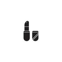 lippenstift pictogram vector illustratie sjabloonontwerp