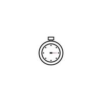 stopwatch pictogram vector ontwerpsjabloon