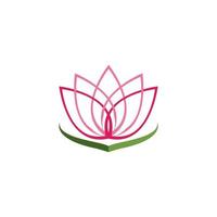 lotus logo vector illustratie ontwerpsjabloon