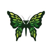 vlinder logo. element van vlinder en bladeren logo vector sjabloon
