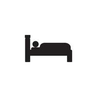 bed pictogram vector illustratie sjabloonontwerp