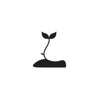 plant pictogram vector illustratie ontwerpsjabloon.