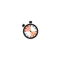 stopwatch pictogram vector ontwerpsjabloon