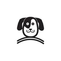 hond pictogram vector illustratie ontwerpsjabloon