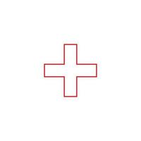 medisch kruis logo vector