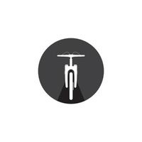 fiets pictogram vector illustratie sjabloonontwerp