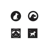 hond pictogram vector illustratie ontwerpsjabloon