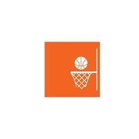 basketbal logo vector illustratie sjabloonontwerp