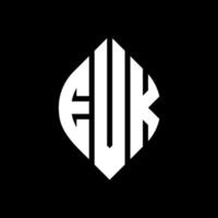 evk cirkel letter logo ontwerp met cirkel en ellipsvorm. evk ellipsletters met typografische stijl. de drie initialen vormen een cirkellogo. evk cirkel embleem abstracte monogram brief mark vector. vector