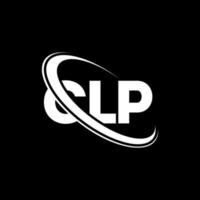 clp-logo. clp brief. clp brief logo ontwerp. initialen clp-logo gekoppeld aan cirkel en monogram-logo in hoofdletters. clp typografie voor technologie, zaken en onroerend goed merk. vector