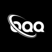 oqq-logo. oke brief. oqq brief logo ontwerp. initialen oqq logo gekoppeld aan cirkel en hoofdletter monogram logo. oqq typografie voor technologie, zaken en onroerend goed merk. vector