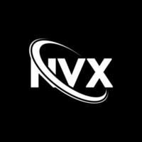 nvx-logo. nvx brief. nvx brief logo ontwerp. initialen nvx logo gekoppeld aan cirkel en monogram logo in hoofdletters. nvx typografie voor technologie, zaken en onroerend goed merk. vector