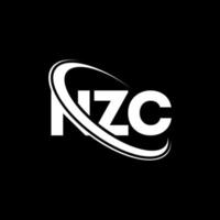 nzc-logo. nzc brief. nzc brief logo ontwerp. initialen nzc logo gekoppeld aan cirkel en hoofdletter monogram logo. nzc typografie voor technologie, zaken en onroerend goed merk. vector