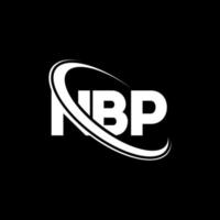 nbp-logo. nb brief. nbp brief logo ontwerp. initialen nbp-logo gekoppeld aan cirkel en monogram-logo in hoofdletters. nbp typografie voor technologie, business en onroerend goed merk. vector