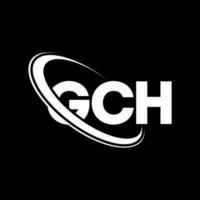 gch-logo. gg brief. gch brief logo ontwerp. initialen gch logo gekoppeld aan cirkel en hoofdletter monogram logo. gch typografie voor technologie, zaken en onroerend goed merk. vector